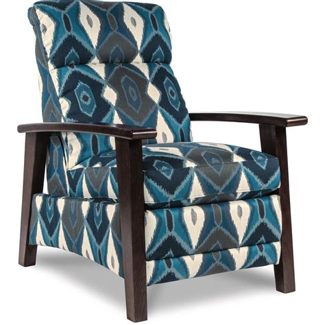 fabric recliners chairs with metal or wood arms|modern recliner with wood arms.